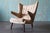 1950s 1950s Hans J. Wegner Papa Bear Ap19 Chair and Ottoman Teak and Boucle For Sale - Image 5 of 15
