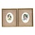 Vintage Portrait Engravings in Gilt Frames - Set of 2 For Sale