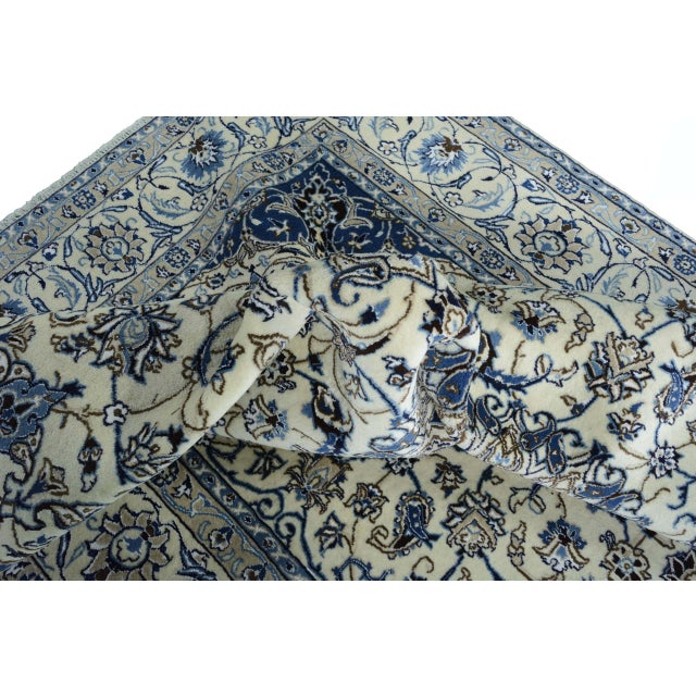 Hand-Knotted Oriental Rug with Silk For Sale - Image 11 of 13