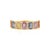 2.03 Carat Rainbow Sapphire & Diamond 14k Gold Band Ring Size 9 For Sale - Image 4 of 15