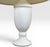 Vintage Neoclassical White Glazed Ceramic Urn Lamps - A Pair For Sale - Image 10 of 11