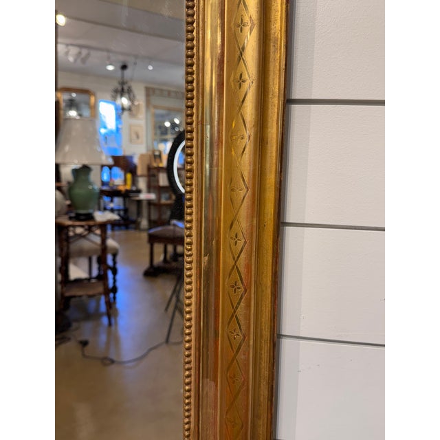 Gold 19th Century Louis Phillipe Mirror For Sale - Image 8 of 14