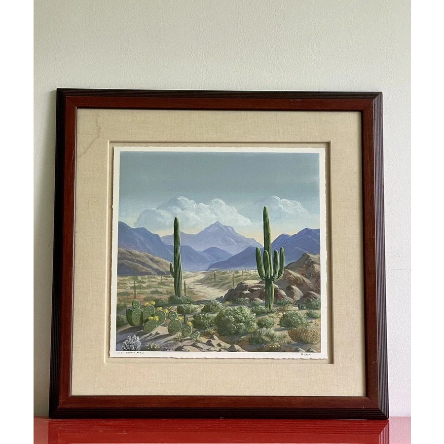 絵画 Iconic Landscape desert-landscape-with-