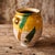 Traditionally crafted in southwestern France, this hand-thrown earthenware pot à confit features a warm yellow ochre glaze...
