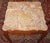 Pair of Vintage Marble Top Walnut Louis XV French Style End Tables For Sale - Image 14 of 15