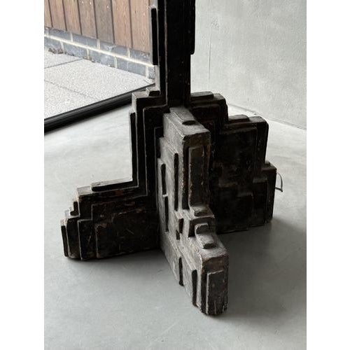 Vintage Brutalist Floor Lamp, 1970s For Sale - Image 10 of 11