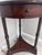 Theodore Alexander Burl Wood Accent / Martini Table With Drawer & Engraved Metal Supports For Sale - Image 9 of 10