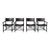 McGuire 4 Outdoor Dining Chairs For Sale