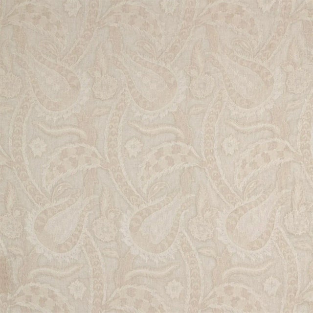 Zoffany Oberon Fabric in Linen For Sale