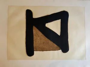 Conrad Marca-Relli, Composition 9, 1977, Mixed Media on Guarro Paper