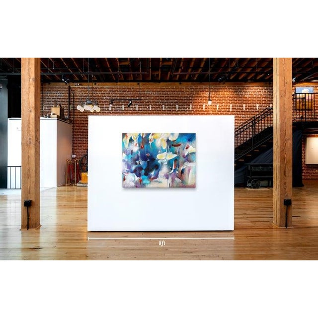 Abstract Daniel Ketelhut, "Under Another Ocean" Original Oil on Canvas, 2022 For Sale - Image 3 of 3