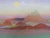 1982 Walter Crump Abstract Collograph Landscape Print For Sale - Image 4 of 5