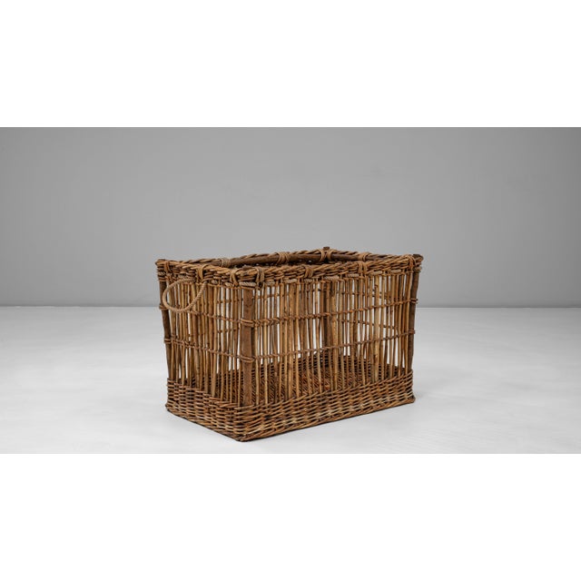 1920s 1920s French Wicker Basket For Sale - Image 5 of 18