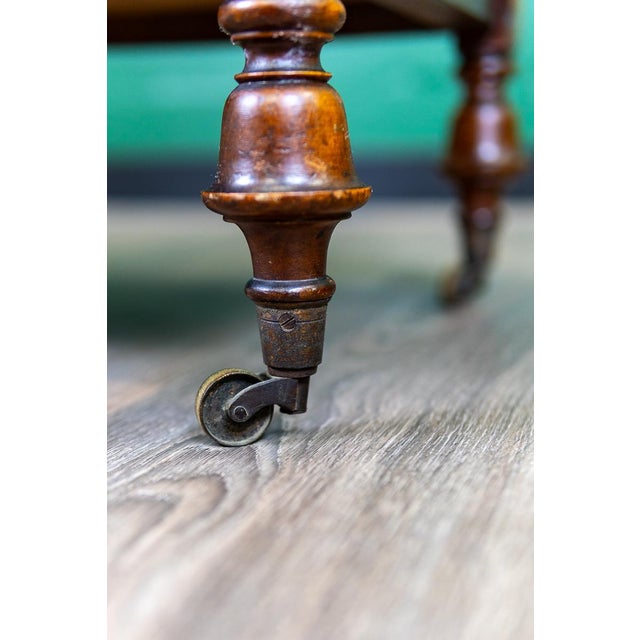 Mid 19th Century Victorian Burl Walnut English Canterbury | Étagère For Sale - Image 12 of 14