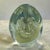 1990s Robert Eickholt Egg Paperweight 3-Sided Opalescent Glows 4.5” Vintage Signed For Sale - Image 18 of 18