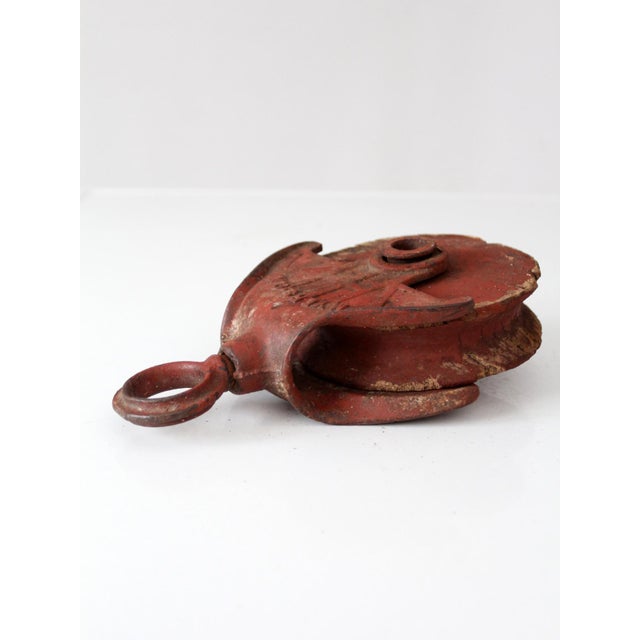 Antique f.e. Myers & Bro. Knot Passing Barn Hay Pulley For Sale - Image 9 of 12