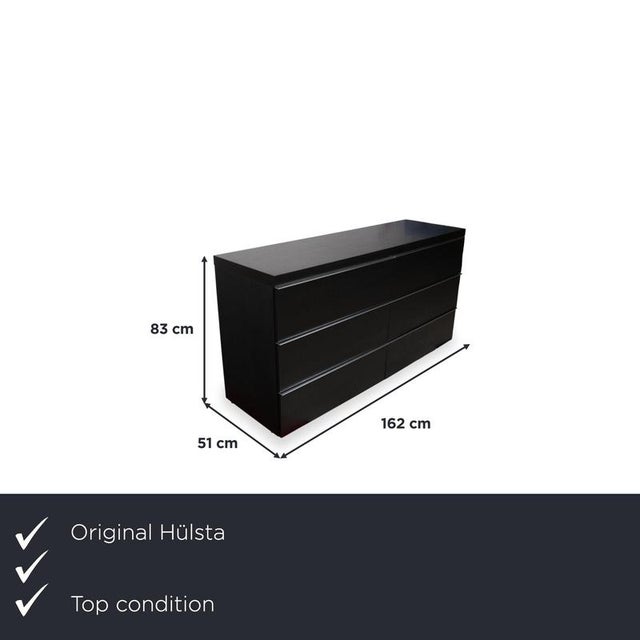 with this Hülsta sideboard, you're getting a clean-lined piece of furniture with six spacious drawers that offer ample...