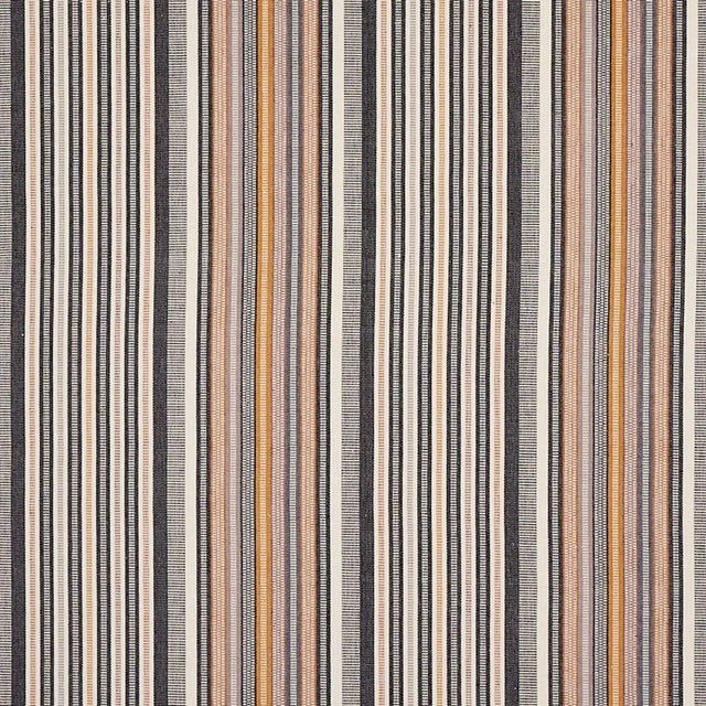 Sample - Schumacher X A Rum Fellow Ripple Stripe Fabric in Rockpool For Sale