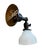 Farmhouse Circa 1920’s Clam Broth Shade Wall Sconces, a Pair For Sale - Image 3 of 8