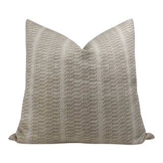 Pilar Linen Pillow Cover in Dune Brown, 20x20 Pillow For Sale