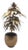 Gilded Tole Marijuana or Cannabis Potted Plant, Park Avenue Pot Plant For Sale