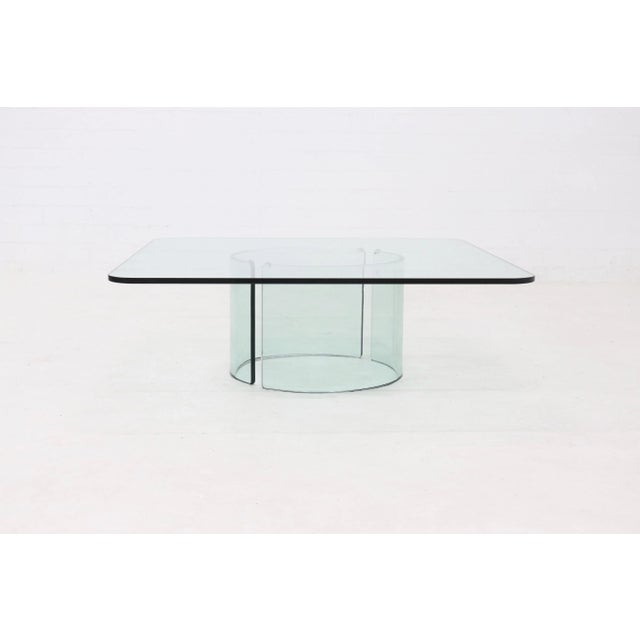 Italian Modern Glass Coffee Table by Gallotti & Radice, 1970s For Sale - Image 12 of 13