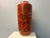 Mid-Century Modern Vintage Fat Lava Vase in Orange from Scheurich, 1970s For Sale - Image 3 of 16