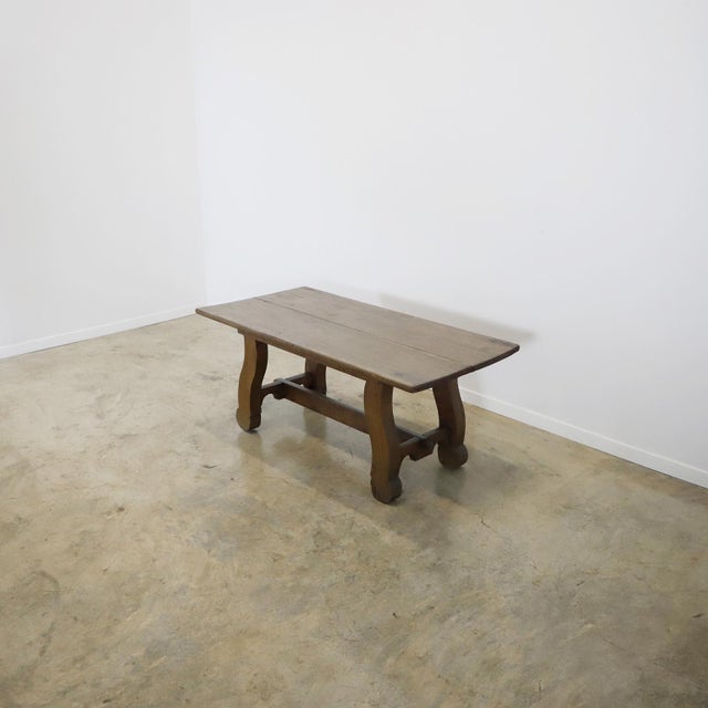 1940s Hector Aguilar Center Table Made in Mezquite Wood For Sale - Image 11 of 17