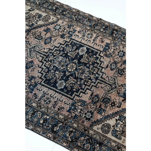 District Loom Vintage Hamadan Scatter Rug For Sale - Image 6 of 11