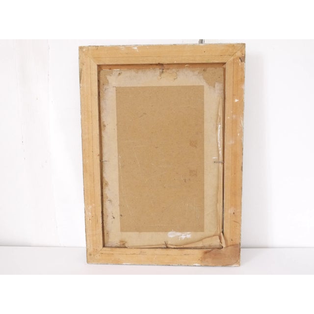 Wood French Oil Painting of Daffodils John-Strevens For Sale - Image 7 of 8