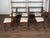 Set of Six Italian 1800s Walnut Dining Room Chairs with Spindle Shaped Backs For Sale - Image 10 of 11