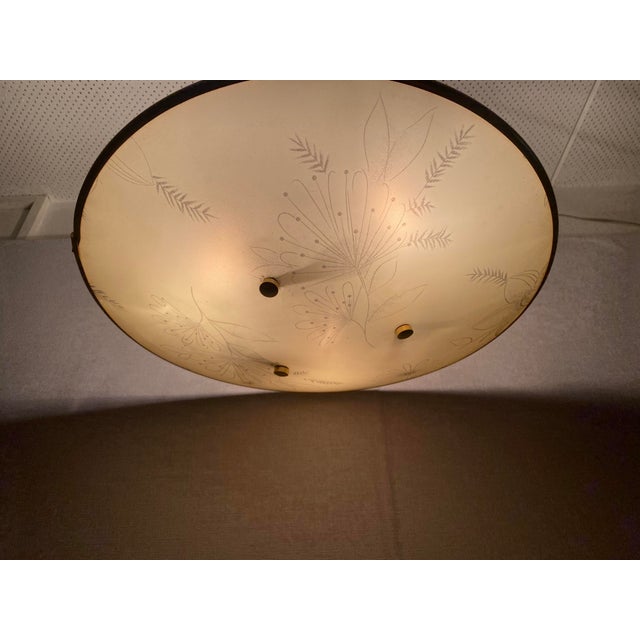Mid-Century Cream Ceiling Lamp from Erco, 1950s For Sale - Image 15 of 18