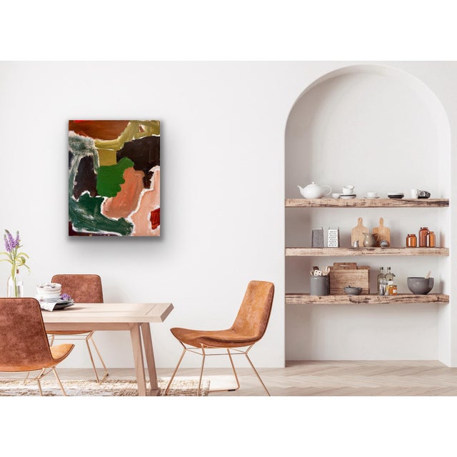 Title: Evergreen 30"h x 24"w acrylic on stretched canvas Signed on the front and back by the artist Comes with wire for...