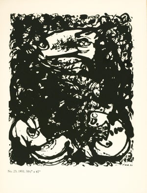 1951 Jackson Pollock Serigraph "No. 23, 1951"