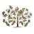 Vintage Curtis Jeré/Artisan House 1977 “Tree of Life Metal” Wall Sculpture MCM Brutalist For Sale