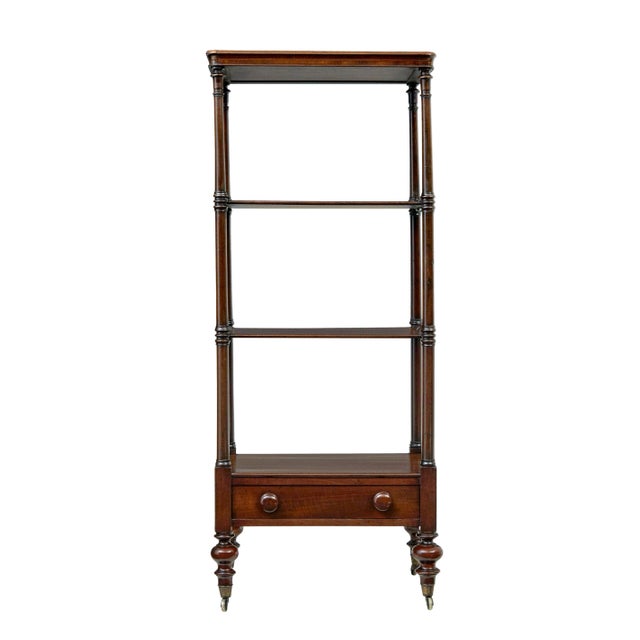 Wood Antique Mahogany What Not, 1850 For Sale - Image 7 of 9