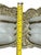 Brass 1920s Art Deco White Glass Double Wall Sconce For Sale - Image 8 of 10