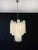 Murano Murano Style Glass Tube Chandelier – 30 Albaster White Glasses For Sale - Image 4 of 5