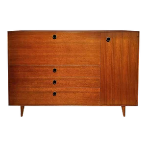George Nelson Thin Edge Secretary Desk Cabinet for Herman Miller
