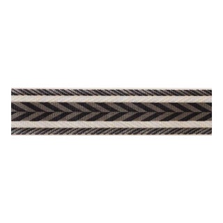 Schumacher Stinson Tape in Onyx For Sale