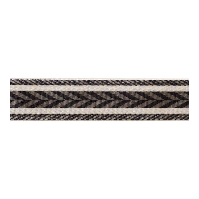 Schumacher Stinson Tape in Onyx For Sale