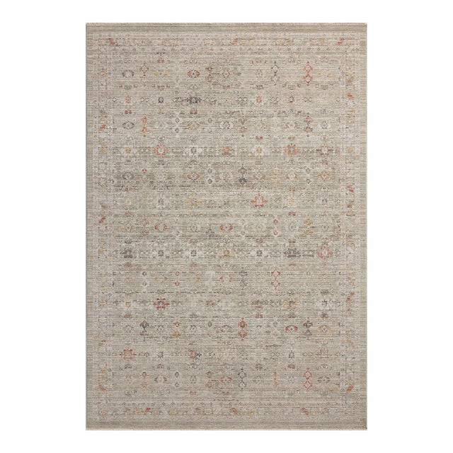 Chris Loves Julia x Loloi Ida Spa / Multi 2'-7" x 10'-0" Runner Rug For Sale
