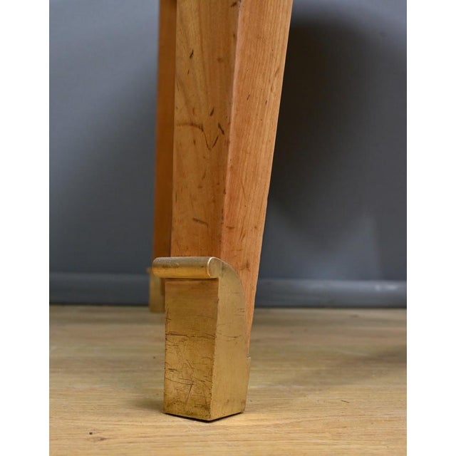 Tan Vintage Table in Cherry, 1950 For Sale - Image 8 of 18