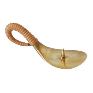 Mid-Century Modern Candlestick No 3433 by Carl Auböck Austria, 1937 For Sale