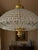 1960 French Gold Bronze Crystal Chandelier 1 Light For Sale - Image 11 of 12