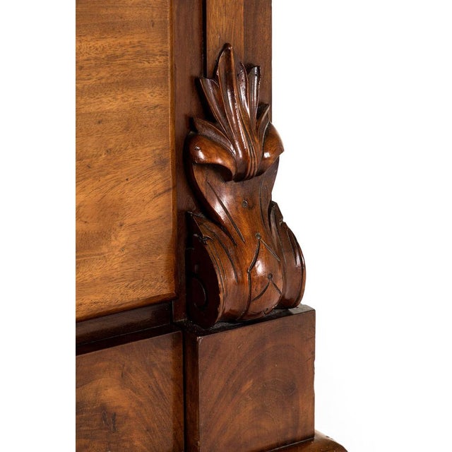 Scottish Chest of Drawers in Flamed Mahogany For Sale - Image 15 of 18
