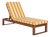 Sophie Chaise Lounge, Natural/Yellow Stripe For Sale