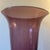 Large amethyst color vase made by Blenko glass company. Hand made in West Virginia