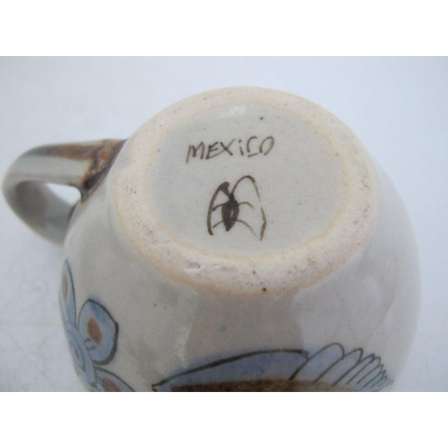 Ken Edwards El Palomar Blue Bird Tonala Mexico Folk Art Coffee Tea Cup & Saucer For Sale - Image 11 of 12
