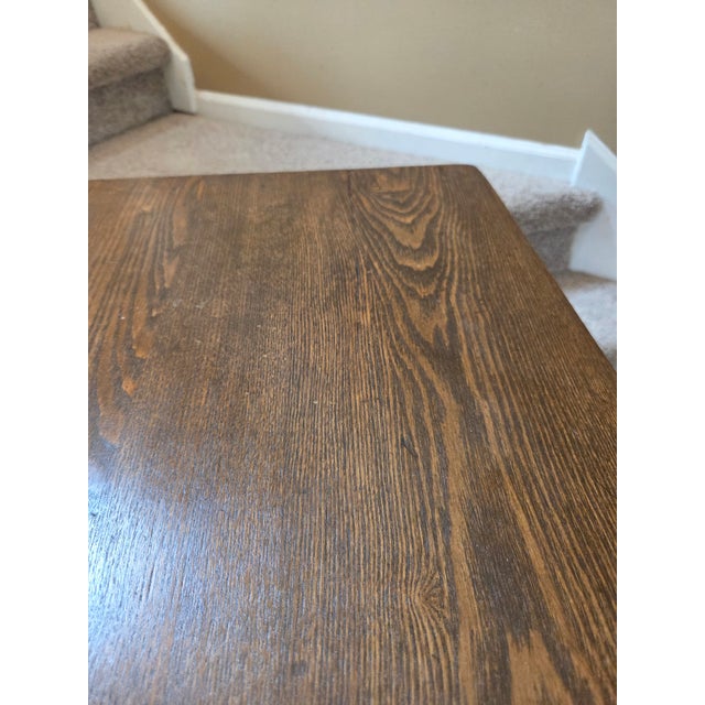 Antique Wood Folding Table For Sale - Image 12 of 16